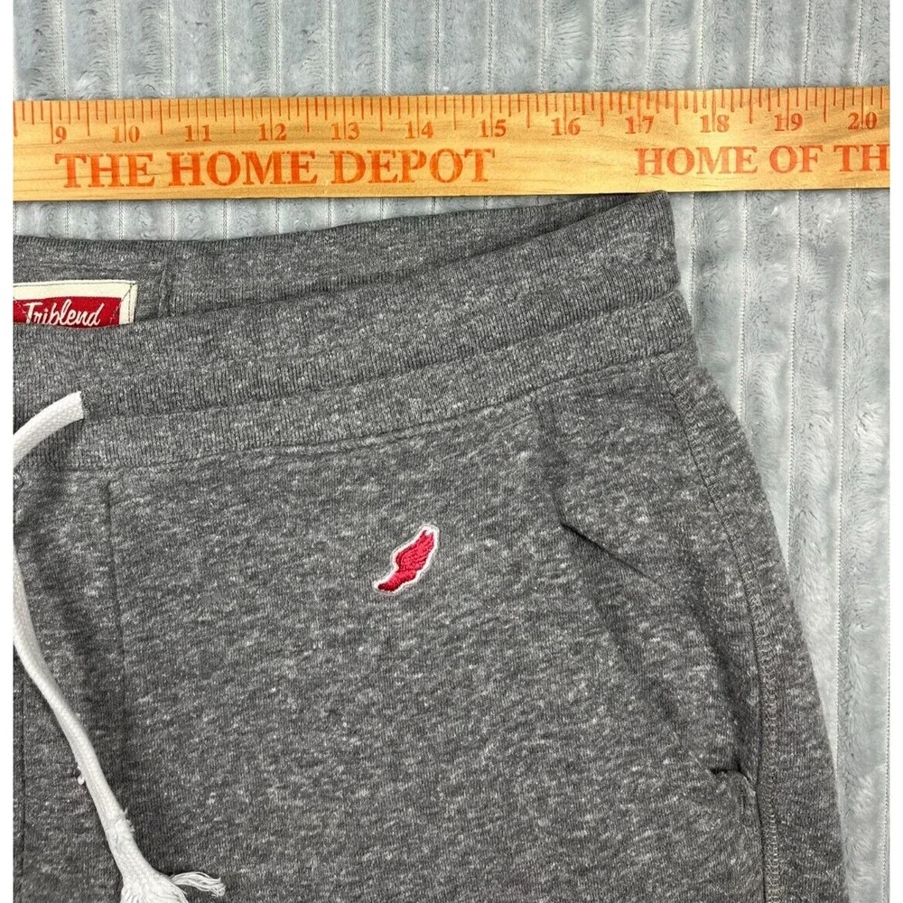 Triblend Sweatpants Men's XL Alabama Crimson‎ Tide Logo Gray Drawstring Pockets
